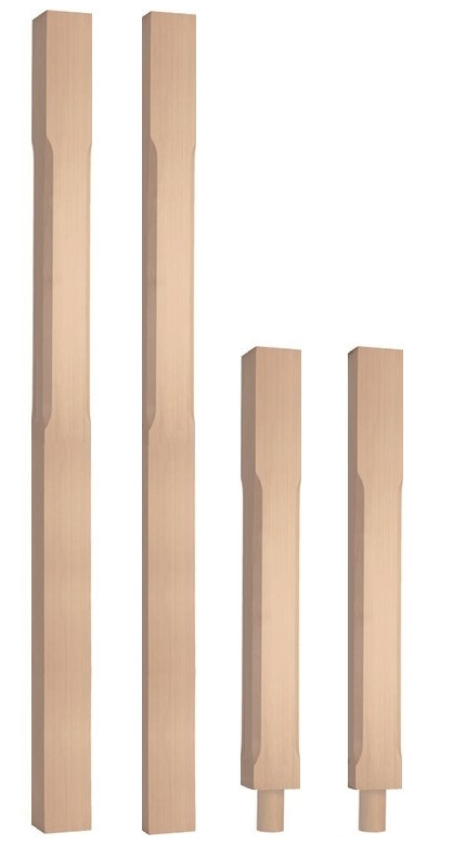 Hemlock Stop Chamfer Newel Post